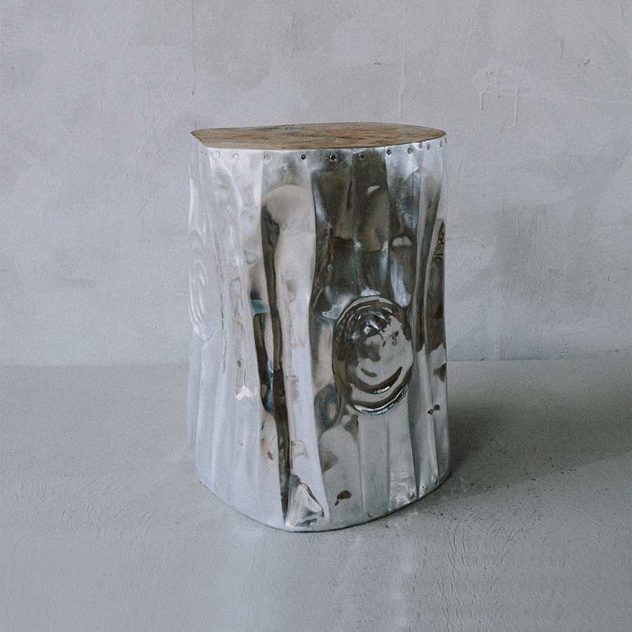 Stool Aluminium Plain