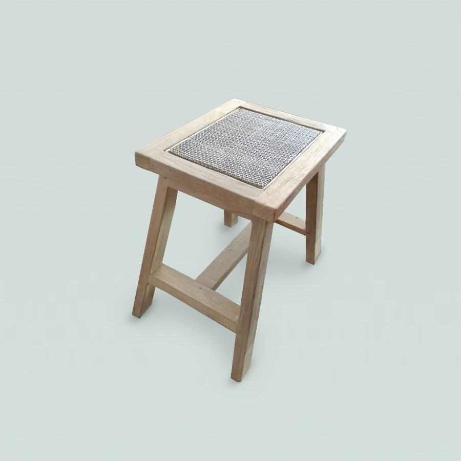 Stool Dingklik Ram Polos Grey